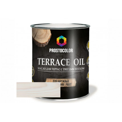Масло для террас PROSTOCOLOR белый 0,75л