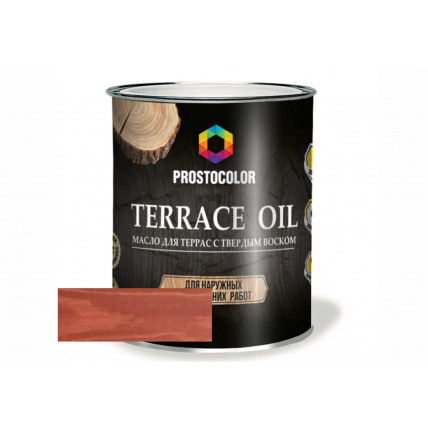 Масло для террас PROSTOCOLOR Гранат 2,2л