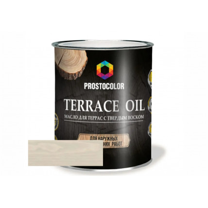 Масло для террас PROSTOCOLOR Платина 0,75л