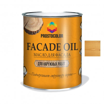 Масло для Фасада PROSTOCOLOR (бесцветный) 0,75л