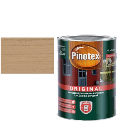 Светлый дуб PINOTEX Original пропитка 0,9л (003)