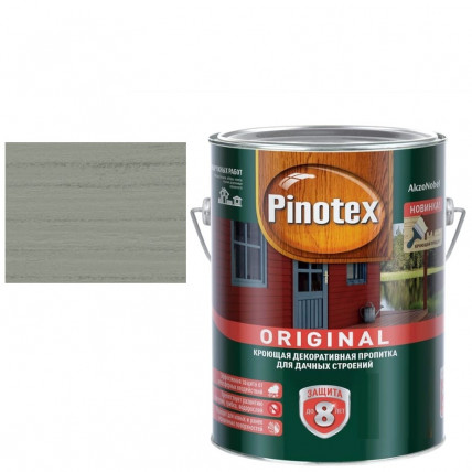 Серебристый ясень PINOTEX Original пропитка 2,7л (008)