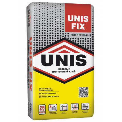 Плиточный клей ЮНИС Fix, 25кг