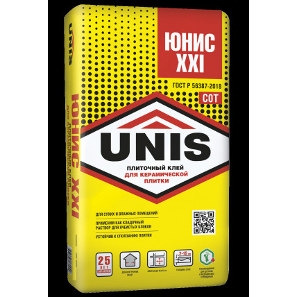 Плиточный клей ЮНИС XXI, 5кг