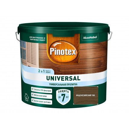 Индонезийский тик PINOTEX Universal пропитка 0,9л