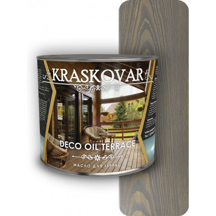 Масло для террас Kraskovar  Джинсовый 2,2л