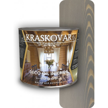 Масло для интерьера Kraskovar  Серое небо 2,2л