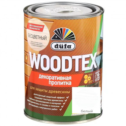 Пропитка Dufa Woodtex белый 0,9л