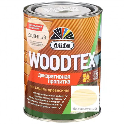 Пропитка Dufa Woodtex бесцветный 0,9л