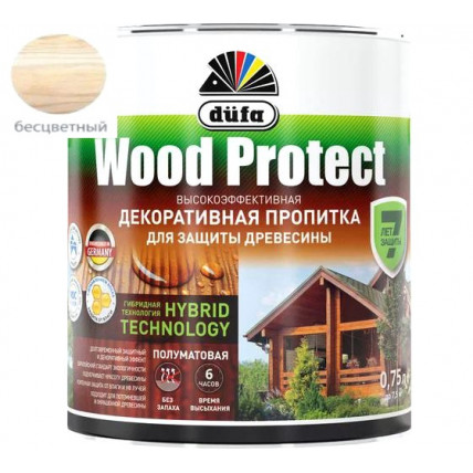 Пропитка Dufa Wood Protect бесцветный 0,75л