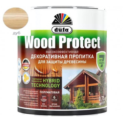 Пропитка Dufa Wood Protect дуб 0,75л