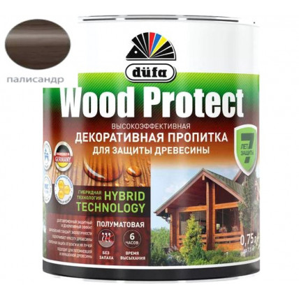 Пропитка Dufa Wood Protect палисандр 0,75л