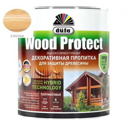 Пропитка Dufa Wood Protect сосна 0,75л