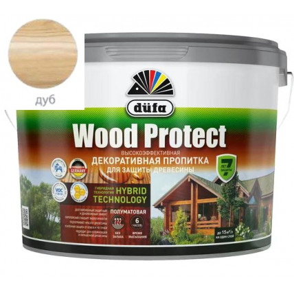 Пропитка Dufa Wood Protect дуб 2,5л