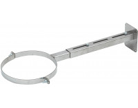 Телескопический стеновой кронштейн 115 L-200(100)-380мм Ст3 1,5мм