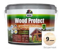 Пропитка Dufa Wood Protect бесцветный 9л