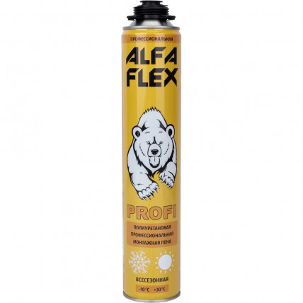 Пена монтажная  ALFA FLEX Profi 65 всесезонная  65л (под пистолет)