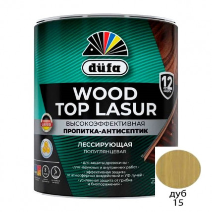 Антисептик DUFA WOOD TOP LASUR дуб 0,9л