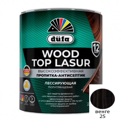 Антисептик DUFA WOOD TOP LASUR венге 2,5л